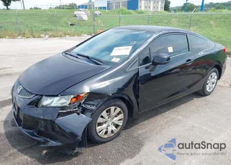 2012 Honda Civic Lx z USA, uszkodzony, nr VIN 2HGFG3B5XCH565308